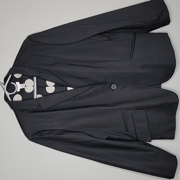 Chico's size 3 (US women's XL -16) black one button blazer - Picture 1 of 6